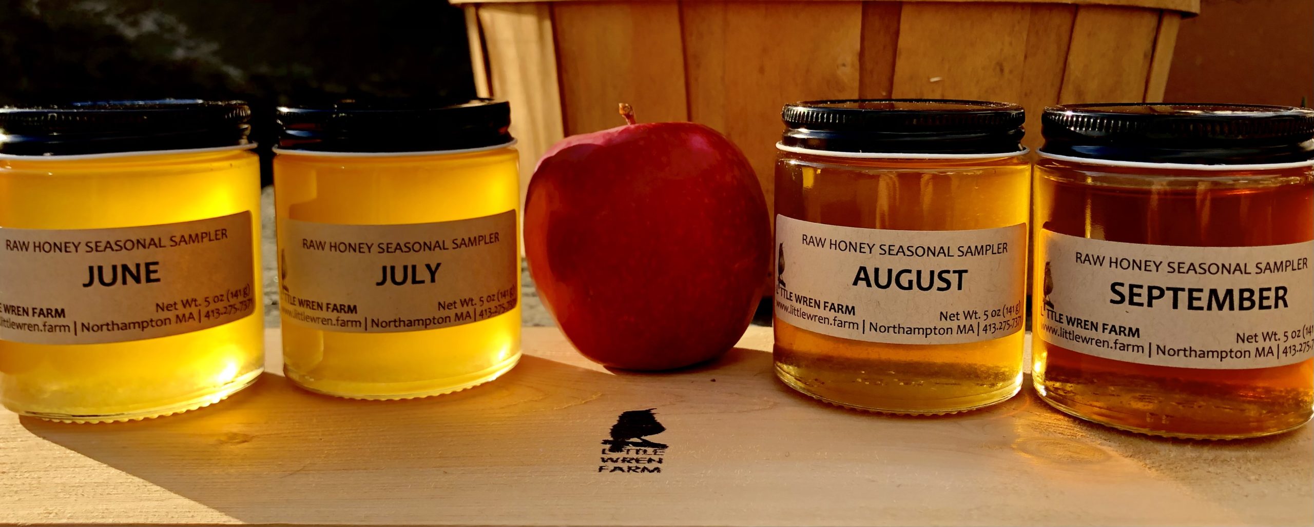 Little Wren Farm Seasonal Honey Sampler